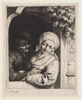 KG 04207
<br/>
Man en vrouw in deuropening
<br/>
<em>Ostade, Adriaen van (1610-1684)</em>